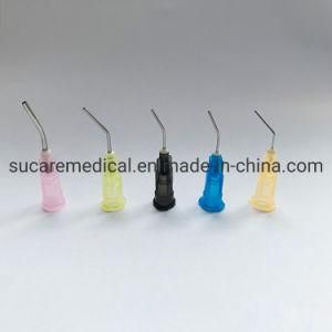 Multi Colors 18g-25g Pre-Bent Disposable Dental Flowable Composite Dispensing Tips