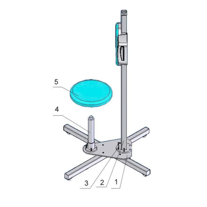 Best Selling Oral Medical Equipment Floor Type X-ray Machine