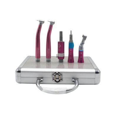 OEM Colorful Dental Air Tubine Handpiece and Low Speed Handpiece Set Price