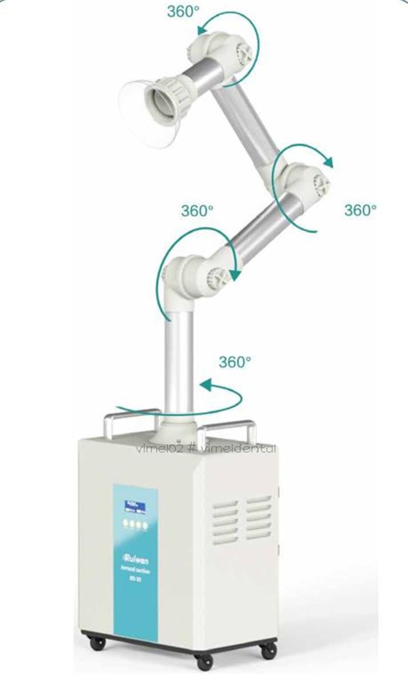 Dental Clinic Air Purifier Aerosol Suction System Machine Extraoral Suction Unit with UV/Plasma Sterilization