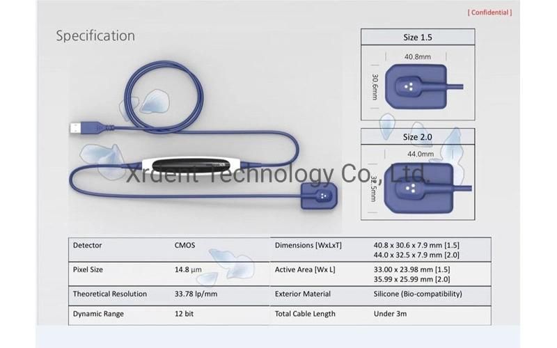 Korea Vatech Ez Sensor Soft Dental Digital Rvg X-ray Sensor