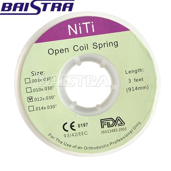 Silver Color Niti Alloy 3 Feet Dental Open Coil Spring