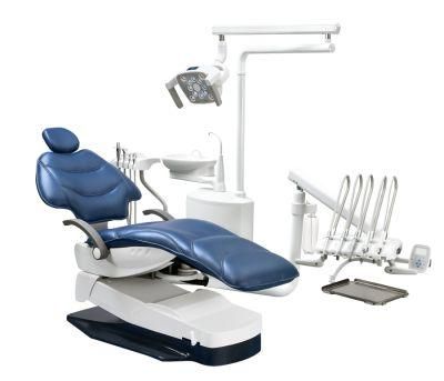 Hade-Made Sewed Ultra-Fiber Leather ISO Approved Keju Wooden Case Dental Unit Chair