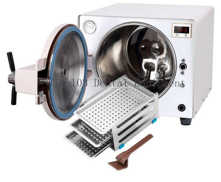 18L Dental Autoclave Steam Sterilizer Medical Sterilization Dental Lab Equipment