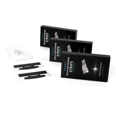 Black Mint Flavor 14 Pouches Coconut Charcoal Activated Tooth Whitening Strips