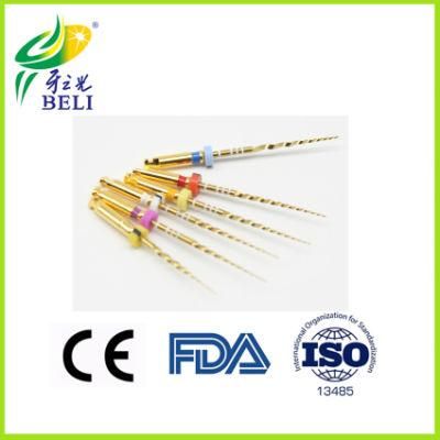 Dental Belident Protaper Gold The Same USA Standard PRO Taper Endodontic Super Files Sx 25mm 6 Files Per Pack