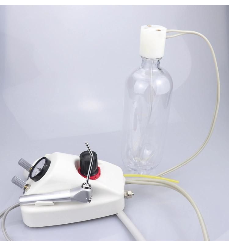 Portable Dental Air Turbine Unit with Syringe 4/2 Holes Bottle