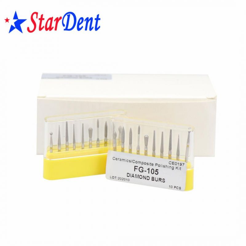 New Dental Diamond Burs Composite Polishing Kit Hospital Medical Lab Surgical Diagnostic Dentist Clinic Equipment