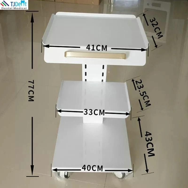 Moving Wheel with Plug and Power Socket Dental Instruments Placing Assistant Cart