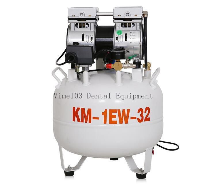 Dental Medical Oil Free Noiseless Air Compressor Motor 32L