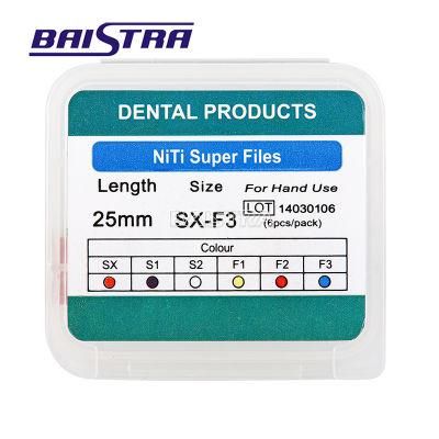 Dental Instruments Hand Use Endodontics Niti Super Rotary File