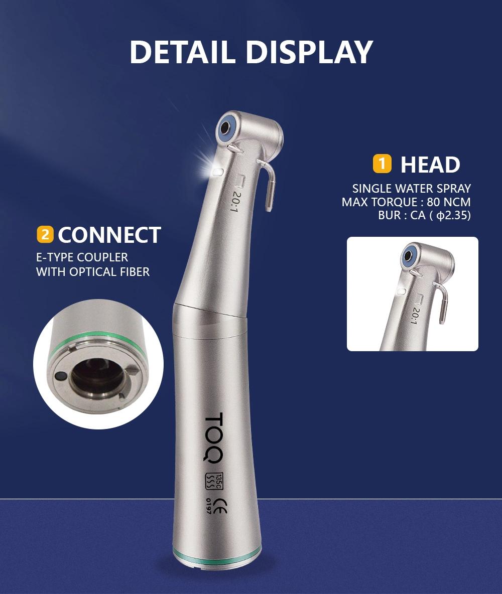 Hot Selling Dental Equipment 20: 1 Contra Angle with Imported Ceramic Bearing