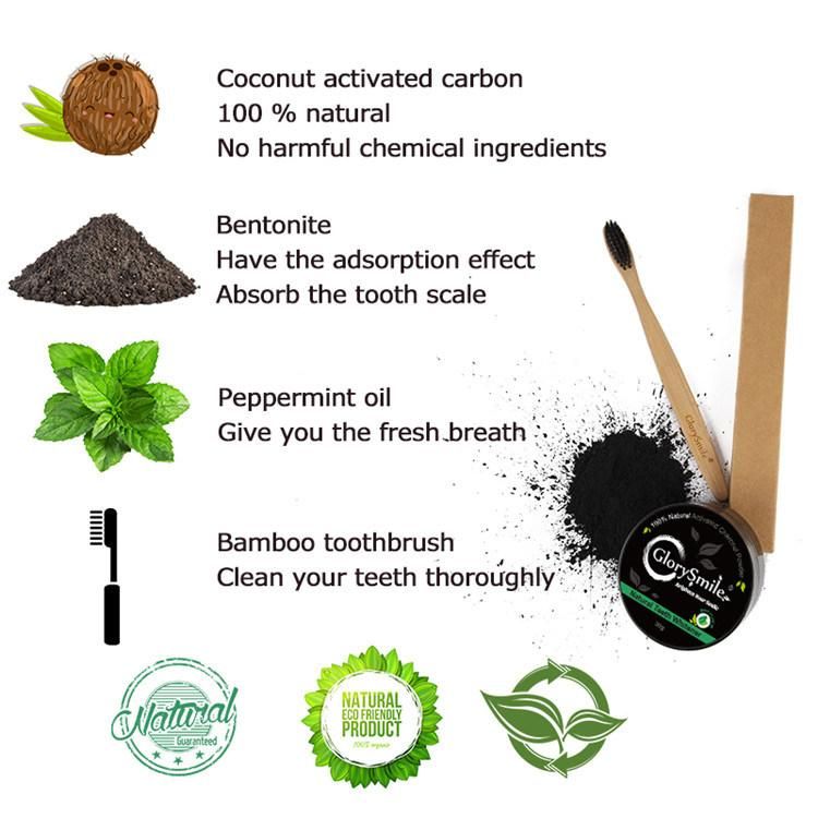 Coconut Activated Charcoal Teeth Whitening Powder Natural Wholesale