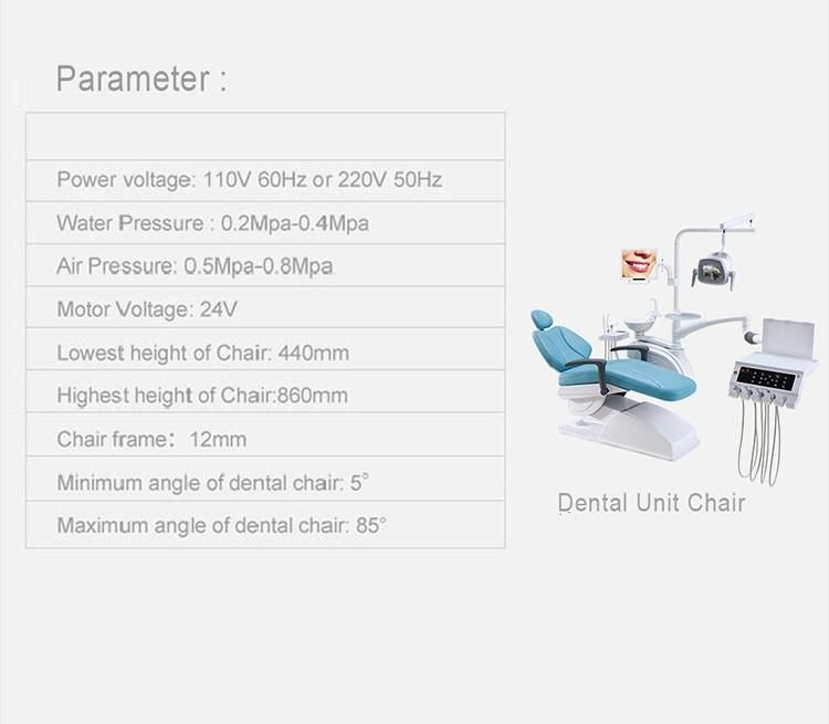 Integral Popular Dental Chair with Automatic Controlled