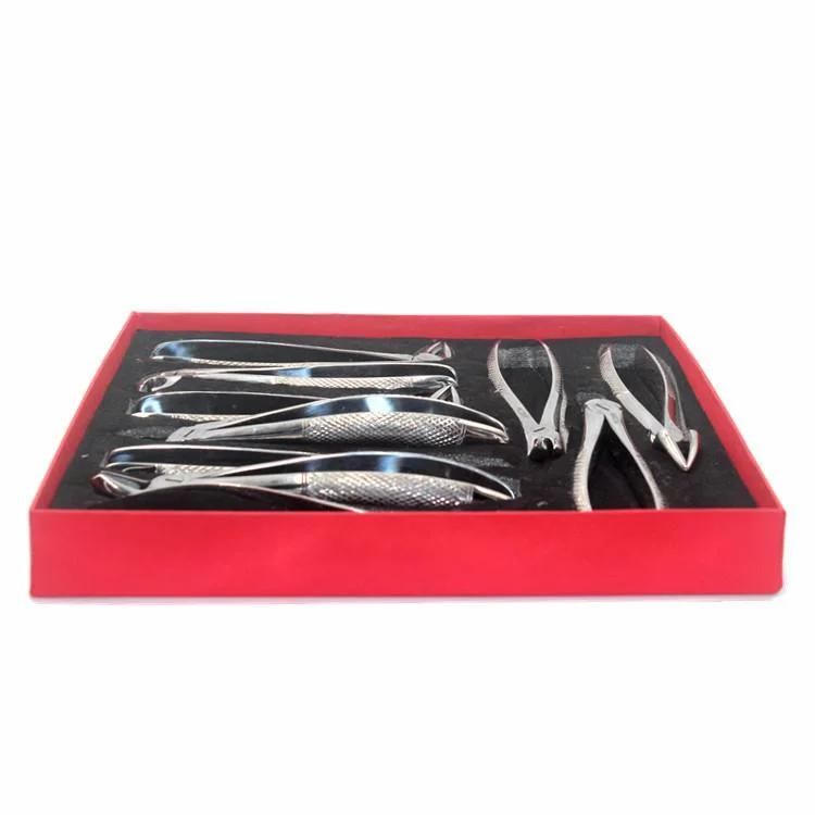 10PCS Oral Dental Surgery Instruments Kit Extracting Elevators Forceps