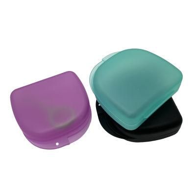 Matt Surface Plastic Retainer Case Dental Retainer Box