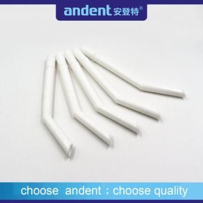 Dental Surgical Aspirator Tips Oral Plastic Curved Tip