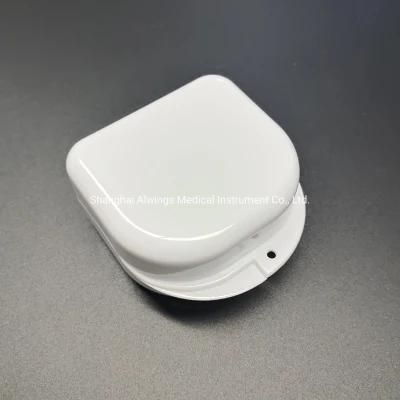 Large Size 80*83*45mm Dental White Retainer Box