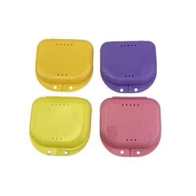 Colorful Air Holes Dental Aligner Box Oral Orthodontic Retainer Case