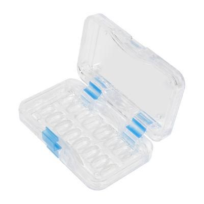 Dental Tooth Box with Film Clear Plastic Denture Storage Membrane Box