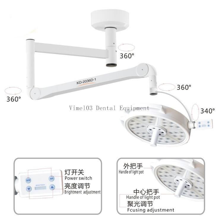 36-Hole Ceiling Clinic for Oral Implant Lamp LED Shadowless Light