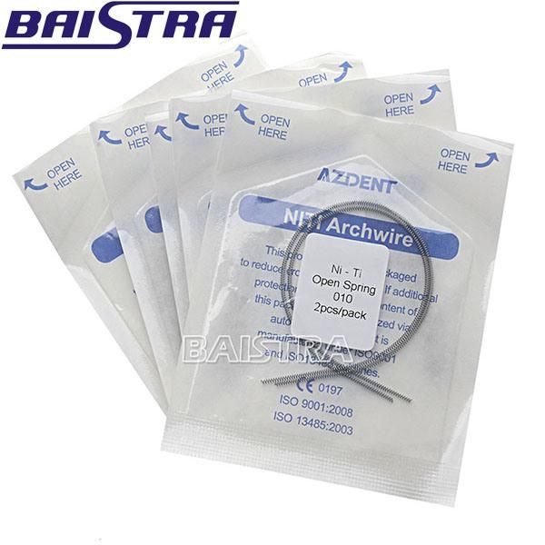 2020 Azdent Niti Dental Orthodontic Open Coil Spring with Ce