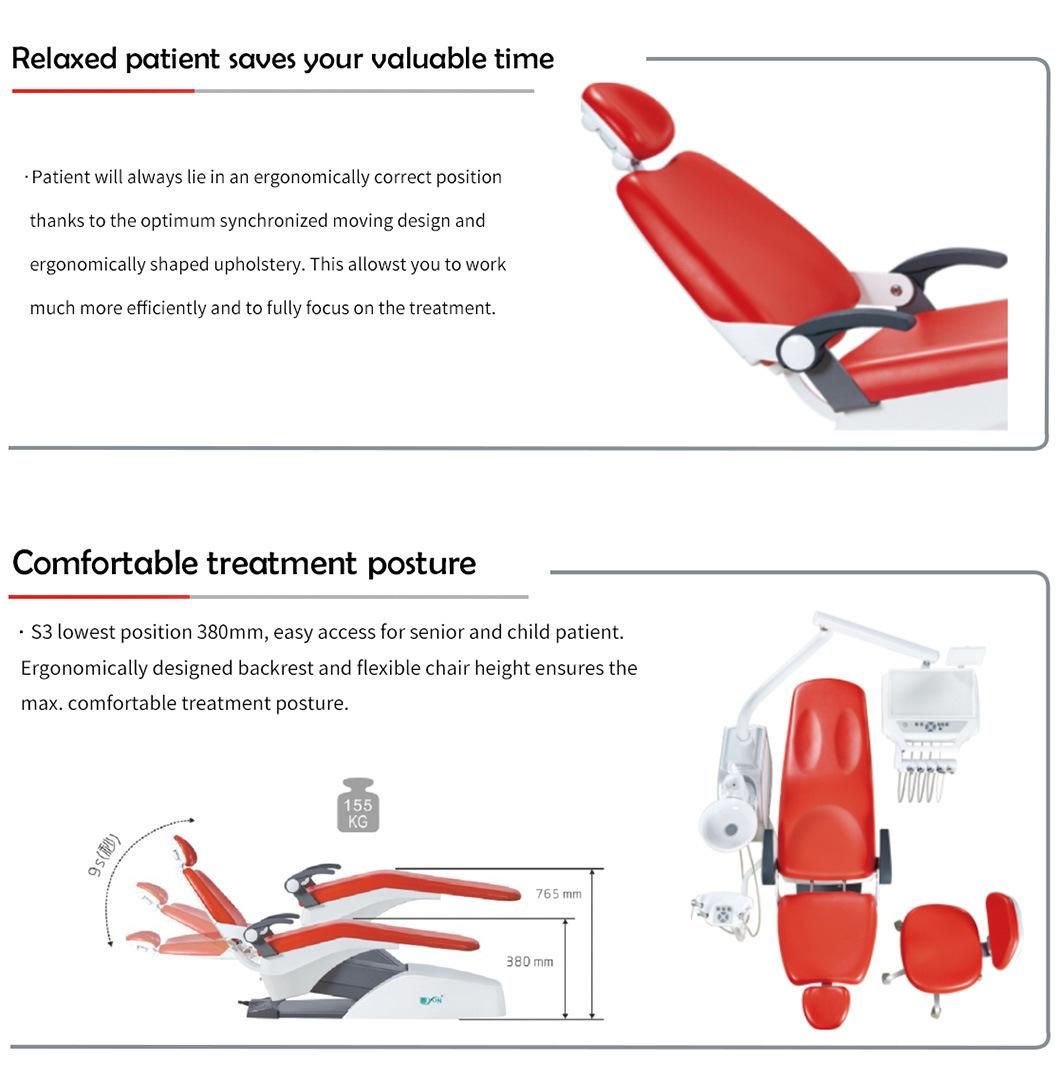 Hot Sale Comfortable Luxury Economical Dental Unit Dental Chair