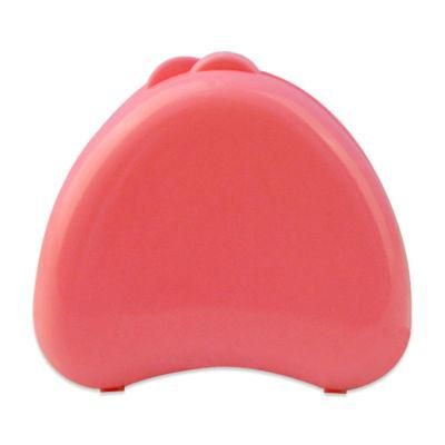 Lovely Heart Shape Dental Retainer Box Colorful Portable Aligner Box