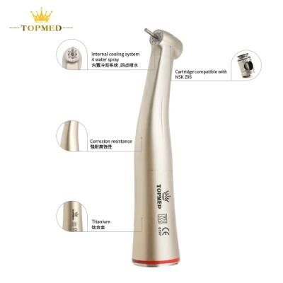 Medical Instrument Dental Equipment 1: 5 Without LED Low Speed Contra Angle Handpiece