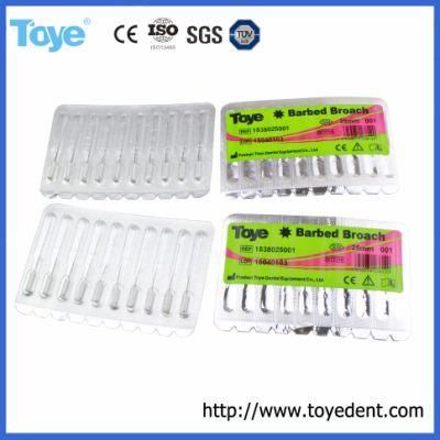 Orthodontic Dental Stainless Steel Dental Barbed Broaches