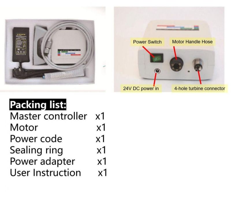 Dental Lab Equipment Less Than 60dB Electric Micromotor