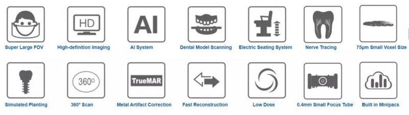 Hires3d-Max The Largest Fov Professional X-ray Dental Cbct Machine