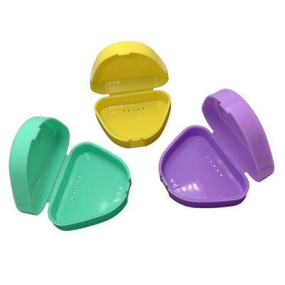 Dental Plastic Mouth Guard Box Dental Retainer Storage Box