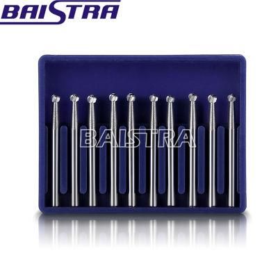 Dental Tungsten Carbide Bur Round Type for High Speed Handpiece