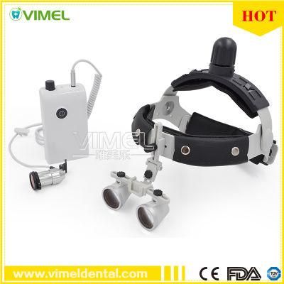 Dental Headband LED Medical Headlight Spot Adjustable Loupe