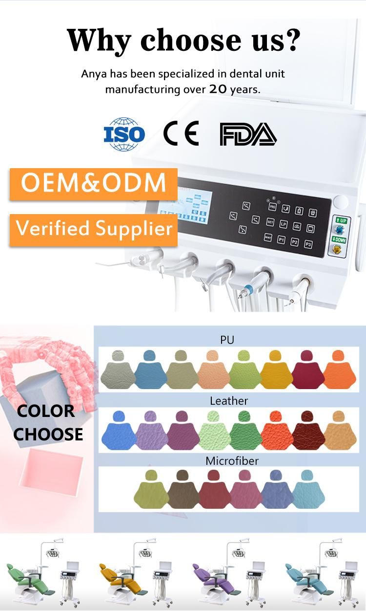 Integral Popular Dental Chair with Automatic Controlled