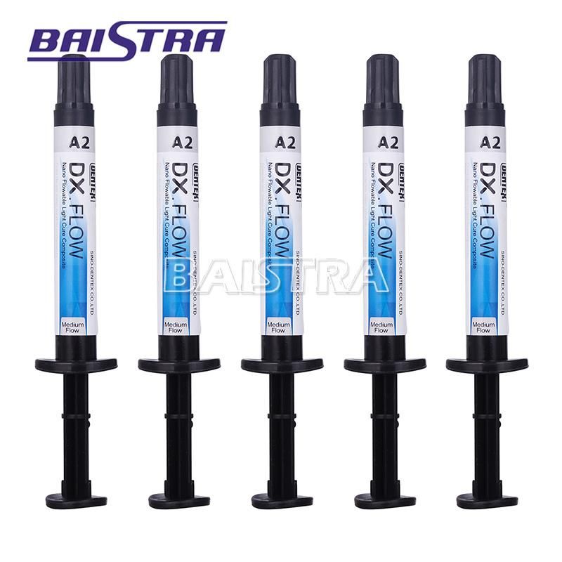 Top Quality Flowable Dental Light Cure Composite Resin Syringe