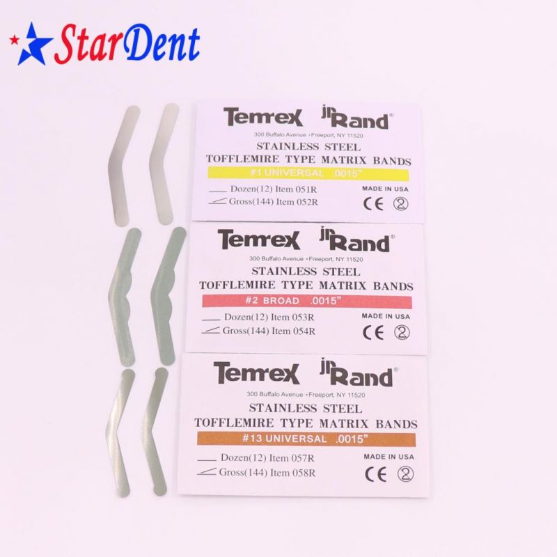 Dental Steel Matrix J Bands of Clinic Hospital Medical Lab Surgical Diagnostic Dentist Equipment