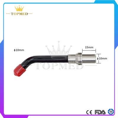 Dental Equipment 10mm Dental LED Curing Light Guide Rod Glass Black Dental Curing Tip