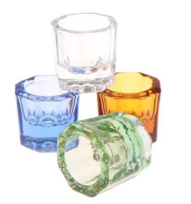 Octagonal Stirring Glass Cups Dappen Dishes