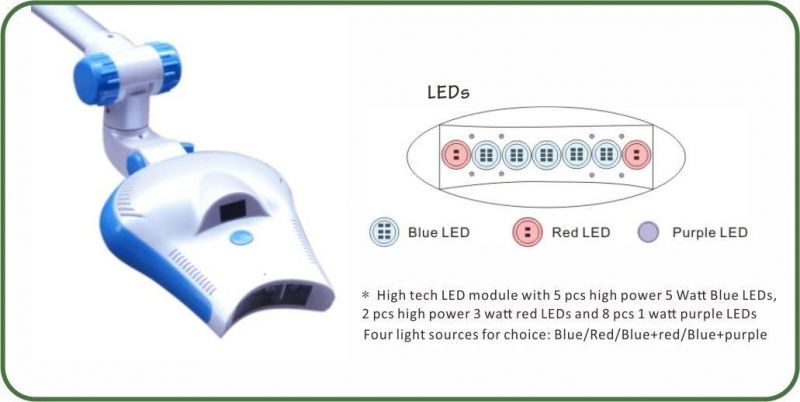 Dental LED Teeth Whitening Machine Bleaching Light with Camera MD885