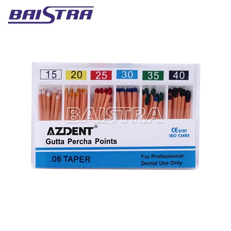 Azdent Gp 0.06 Dental Gutta Percha Points 60PCS