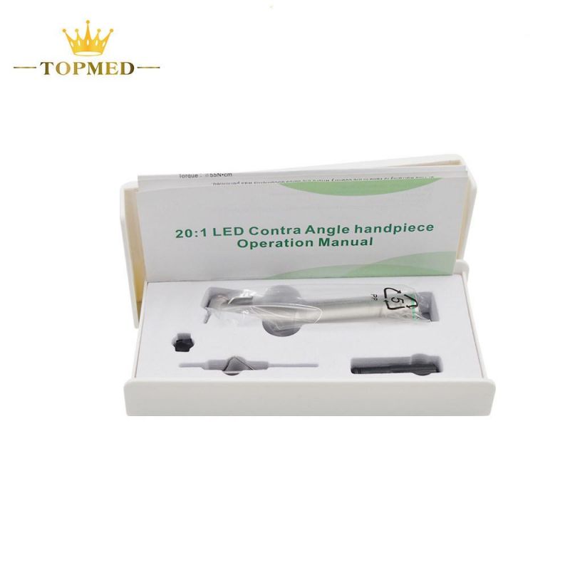 Medical Supply Dental Instrument 20: 1 Implant Contra Angle Fiber Optic Handpiece