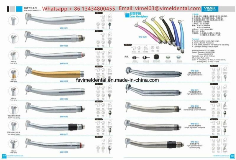 Dental High Speed Air Turbine Handpiece Brazil Kavo Style