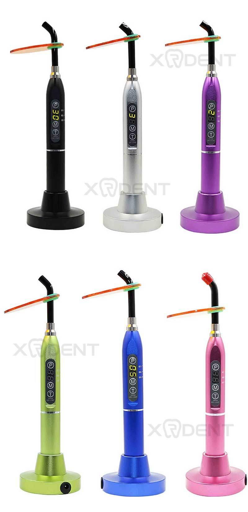 Wireless Dental Lights LED Curing Lights 6 Colors