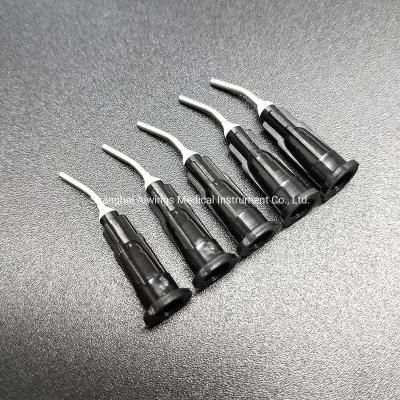 Alwings Black Pre-Bent Irrigation Needle Tips