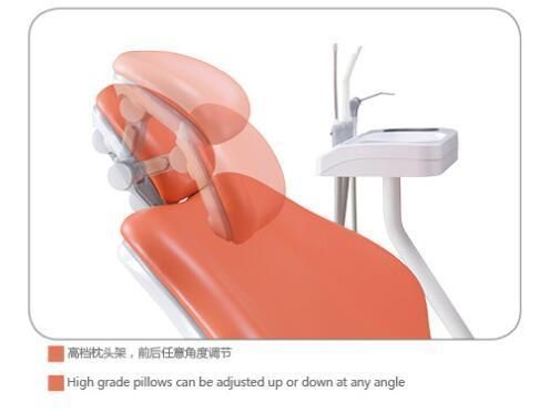 Hot Selling Dental Unit Floor Standing with Big LED Lamp