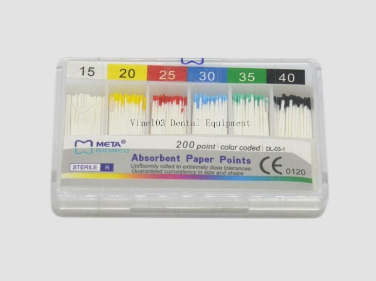 Dental Absorbent Paper Points Gutta Percha Points Dental Materials