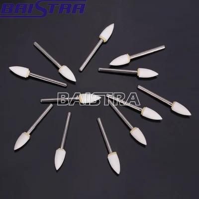 Good Quality Flame Shape Fg White Stone Dental Polishing Burs