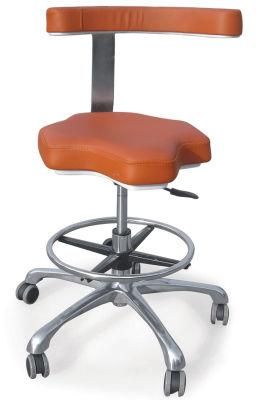 Hot Sale Confortable Dentist Dental Stool with Adjust Seat Tilt and Backrest